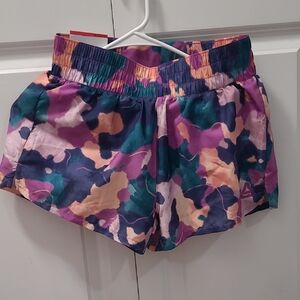 Reebok Women's Purple and Pink Athletic Shorts Size XS